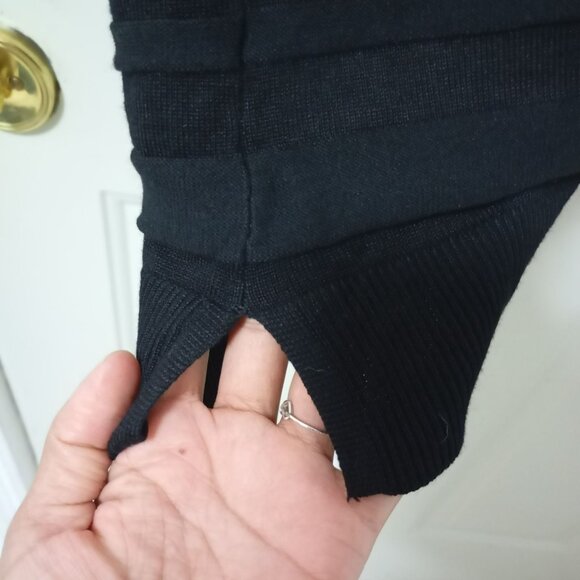 Lane Bryant Womens Plus Size Open Front Cardigan Sweater Long Black With Pockets - Picture 6 of 10